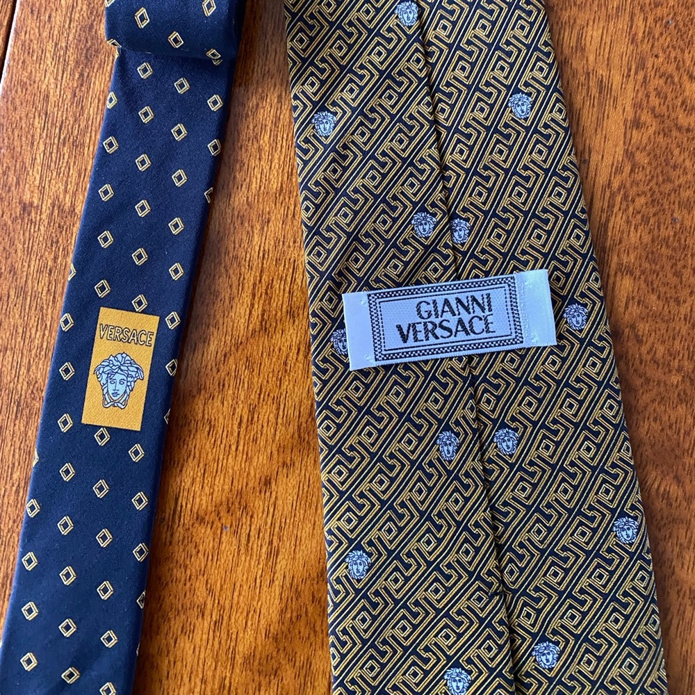 Versace silk tie